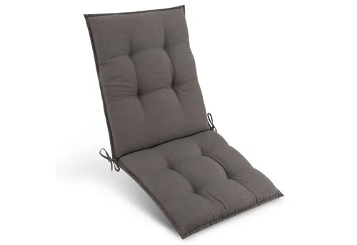 Beautissu Premium Niedriglehner Auflage Gartenstuhl 100x50cm - Polster für Stühle & Sessel, 8cm dicke, rutschfeste Auflage mit UV-Lichtechtheit 5 für langlebigen Sitzkomfort im Garten oder auf der Terrasse.