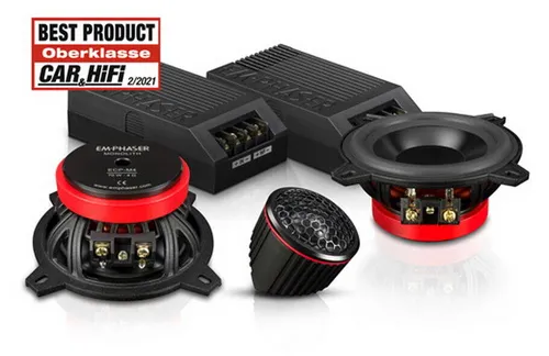 EMPHASER ECP-M4 2-Wege Compo 10 cm Lautsprecher - Car-HiFi-Lautsprecher mit 70 Watt RMS Leistung, ideal für kraftvollen Klang im Auto. Rundes 10 cm Komponenten-System für ein beeindruckendes Hörerlebnis.