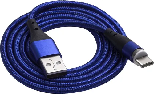 Kabel Magnetyczny USB-C Akyga AK-USB-42 Przewód w oplocie 18W 3A PD QC 1m
