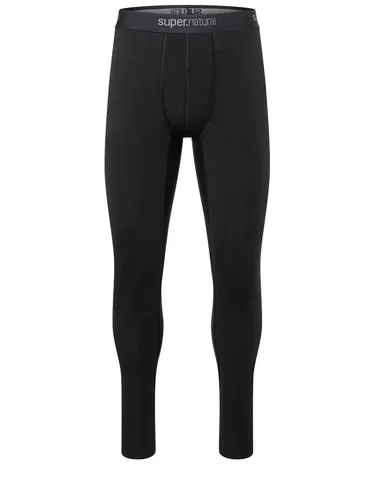 Super.natural Herren M Tundra175 Tight Baselayer-Hose - Herren Skitourenunterwäsche: Bequeme, temperaturregulierende Merino-Polyester-Mischung für ganzjährigen Komfort beim Sport. Atmungsaktiv, langlebig und ideal für intensive Aktivitäten.