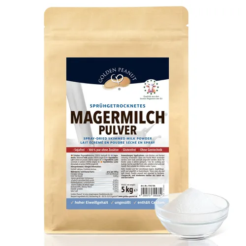 Magermilchpulver sprühgetrocknet 5 kg von Golden Peanut