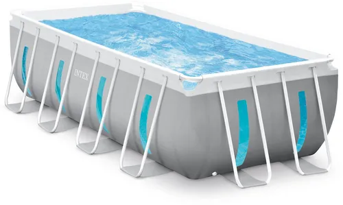 Intex Rechteckpool PrismFrame Clearview (Set, 5-tlg), 400x200x122 cm