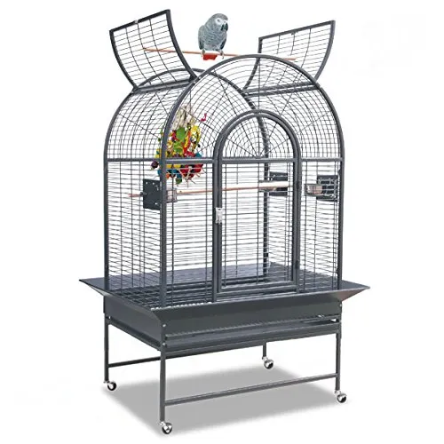 Papageienkäfig Manhattan Antik Dunkelgrau von Montana Cages von Montana Cages