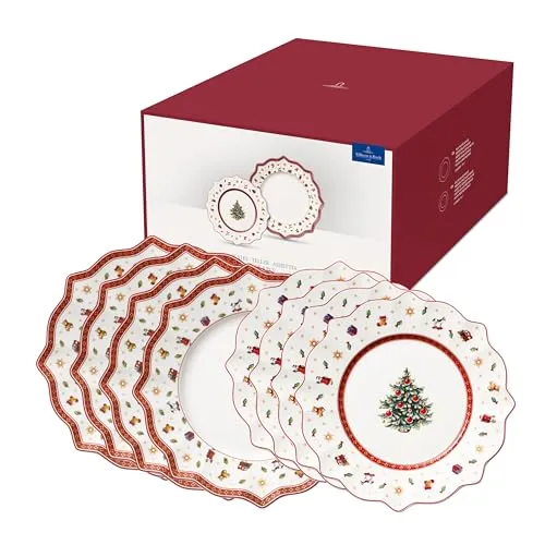 Villeroy & Boch Toy's Delight Teller Set 8 Teilig in rot von Villeroy & Boch