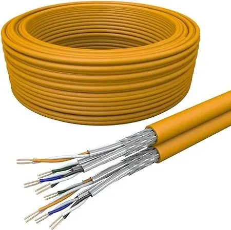 Draka UC900 HS23 Bulkkabel - 100 m CAT 7 - Hochwertiges SFTP Bulkkabel, halogenfrei und ideal für riser Anwendungen, sorgt für zuverlässige Netzwerkanbindungen.