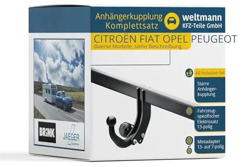 JAEGER 42500304 Anhängerkupplung Freischaltung nicht erforderlich Kompatibel mit OPEL Movano C Kastenwagen U9