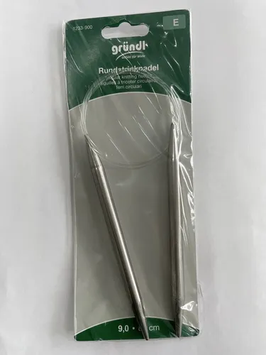 Gründl Rundstricknadel Alu 80cm Stärke 9