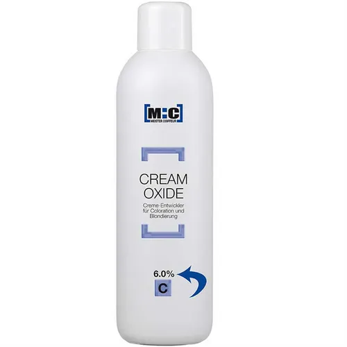 M:C Cream Oxidant 6 % C Creme Entwickler 1000 ml - Der M:C Creme Entwickler 6 % sorgt für eine optimale Coloration und Blondierung. Ideal für alle Haarfärbeprodukte, bietet er eine sanfte Anwendung und hervorragende Ergebnisse.