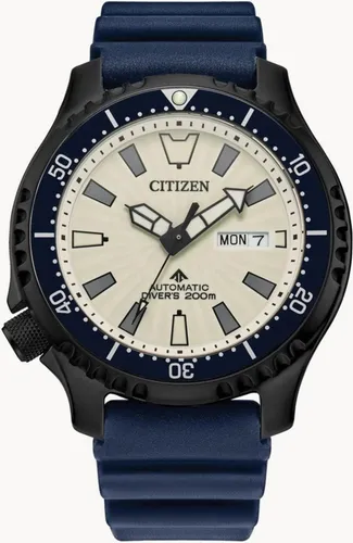 Herrenuhr Citizen NY0137-09A Ø 44 mm - Armbanduhren, sportliche Herrenuhr mit robustem Design und präzisem Automatikuhrwerk für Herren, die Wert auf Stil und Funktionalität legen.