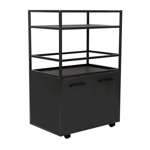 trendteam Barschrank Mosaik Schwarz 60x94x40 cm - Barmöbel mit elegantem Design, pflegeleicht und ideal für stilvolle Wohnräume. Perfekt für die Aufbewahrung Ihrer Getränke und Gläser.