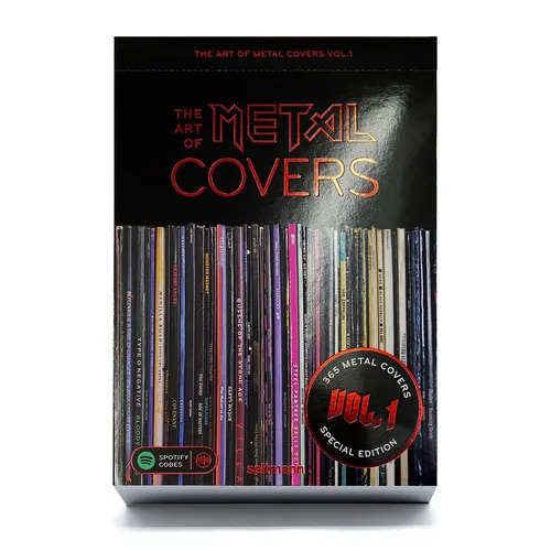 The Art of Metal Covers Vol. 1 - Tagesabreißkalender mit 365 legendären Metal Vinyl Covern, inklusive praktischer Spotify Codes für sofortigen Musikgenuss