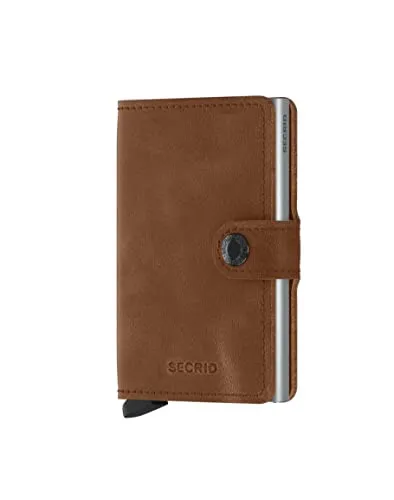 SECRID Miniwallet Vintage Cognac Silver in beige von Secrid