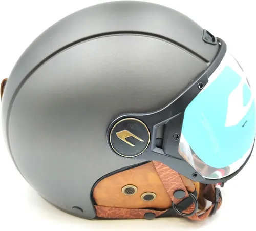 EBI Skihelm Unisex Erwachsene Graphit Satin S 55-56cm - Skihelm für Unisex, mit elegantem Satin-Finish, ideal für Sicherheit und Stil auf der Piste. Größe S (55-56cm) bietet perfekten Sitz und Komfort.