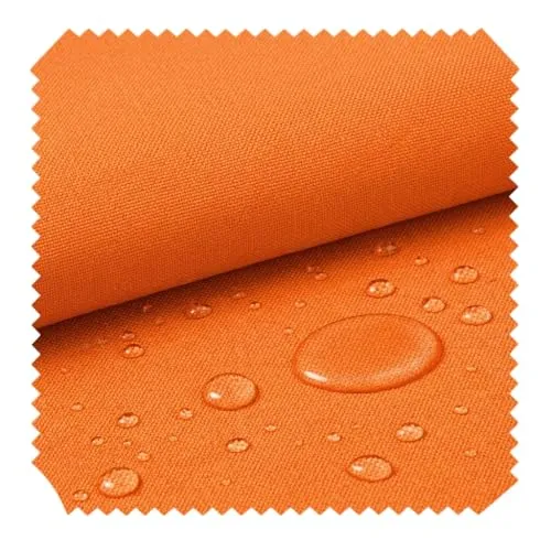 novely® OXFORD SUNSET 420D - UV-Beständiger Polsterstoff - Wasserdichter Outdoor-Stoff - Polyester Möbelstoff - Pflegeleichte Meterware 1lfm | Farbe: 18 Orange