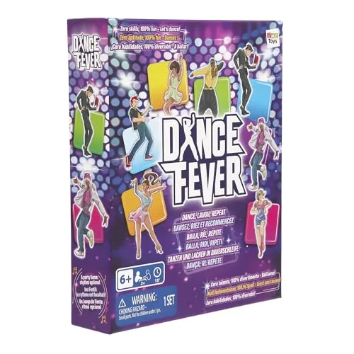 Dance Fever, Party Card Game, Tanzen, Lachen, Wiederholen, Wiederholen, Wiederholen, Wiederholen Sie den Thron der Tanzbahn, speichern oder verlieren, Kartenspiel für Kinder und Erwachsene ab 6 Jahren