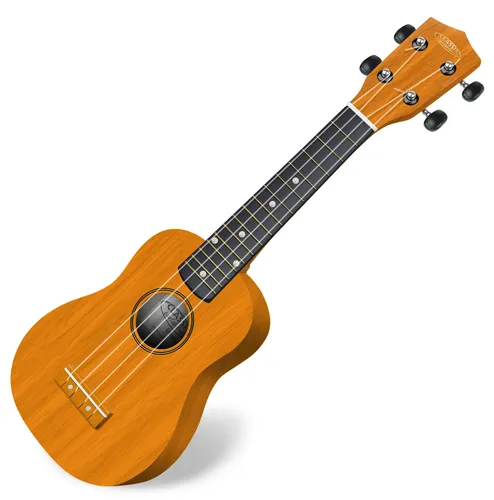 Classic Cantabile US-100 NAT Sopran-Ukulele - Sopran-Ukulele mit 15 Bünden und leichtgängigen Gitarren-Mechaniken, ideal für Einsteiger und Musikliebhaber.