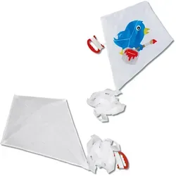 Drachen zum Selbstgestalten, ca. 48 x 40 cm