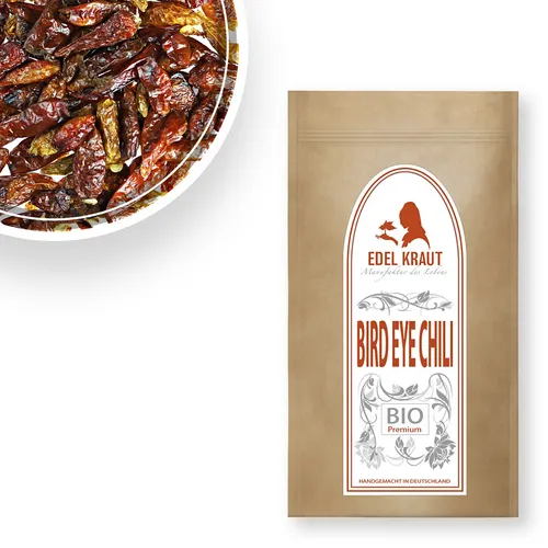 250g BIO Bird Eye Chili | EDEL KRAUT - Premium Gewürze