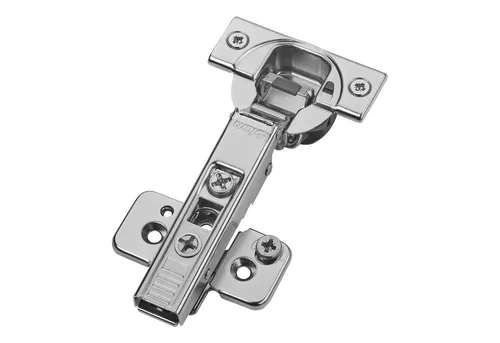 blum Möbelbeschlag Topfband Schrankscharnier 110° 71B3580 Eckanschlag SoftClose (1 St), 3D-Verstellung, inkl. Montageplatte 173H7100