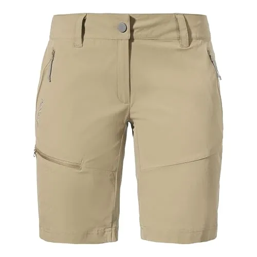 Schöffel Shorts Toblach2 braun (4705) 38 - Wanderhosen für Damen mit S.Café Ice-Café Technologie für hohen Tragekomfort und 4-Wege-Stretch für maximale Bewegungsfreiheit – ideal für jedes Abenteuer!