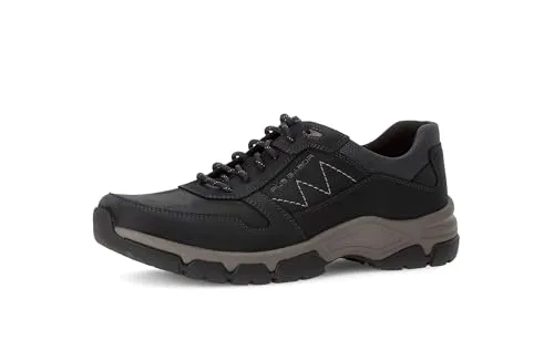 Pius Gabor Herren Sneaker Low – Bequeme Schnürschuhe mit Wechselfußbett - Stylische Schnürhalbschuhe aus Narbenleder, ideal für Freizeit und Alltag. Mit praktischem Wechselfußbett für individuellen Komfort und EVA/Gummisohle für gute Dämpfung.