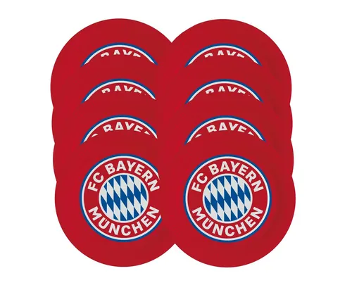 USAopoly Spiel FC Bayern München - Pappteller (8 Stück, 23cm), Party-Dekoration
