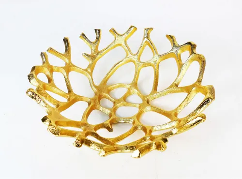 Aluminium Schale 'Carina' in Gold in gold von Artra