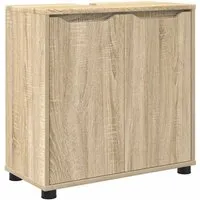 vidaXL Badezimmerwaschbecken-Schrank Sonoma-Eiche 60 x 30 x 60 cm
