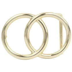 BELTINGER Gürtelschnalle Cerchi 4,0 cm in gold von BELTINGER