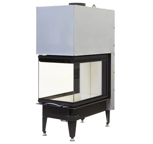 AUSTROFLAMM Kamineinsatz 48x72x51 S3 2.0 | U-Kamin + Schiebetüre | 15 kW