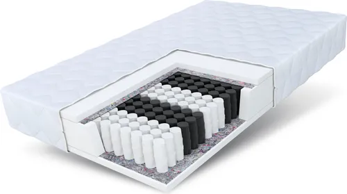 Matratze 90x200 cm MEDIC - Premium Taschenfederkern mit 7 Zonen - Hochwertige Matratze mit 23 cm Höhe, bietet optimale Unterstützung für die Wirbelsäule und sorgt für erholsamen Schlaf dank antiallergischem Bezug und guter Luftdurchlässigkeit.