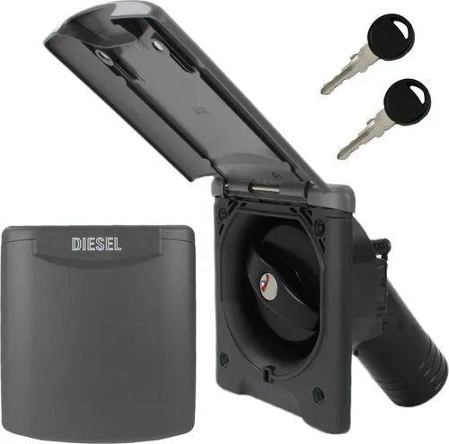 ABL Tankdeckel mit Magnetdeckel für Diesel Einfüllstutzen - Tankdeckel für Wohnmobil und Boot, witterungsbeständig und mit praktischem Magnetverschluss für einfaches Öffnen. Top Qualität, Made in Germany.