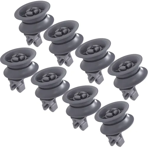 SET 8x Korbrollen für Bosch Spülmaschine 00611666 von Vioks