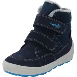 Superfit Jungen - GROOVY Boot, Modern, BLAU/TÜRKIS 8000, Größe 27 - Wanderschuhe mit flexibler Laufsohle für optimalen Komfort und Bewegungsfreiheit beim Spielen und Entdecken.