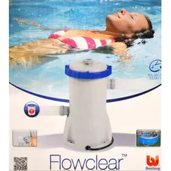 Bestway 58386 Filterpumpe für Poolreinigung - Pumpen: Effiziente Filterpumpe für eine klare und saubere Poolwasserzirkulation, ideal für sommerliche Erfrischung.