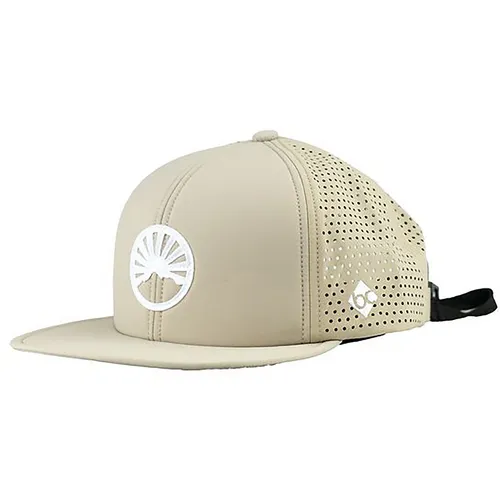 Bavarian Caps Gipfelstürmer Quetsch Cap - Beige, ONE SIZE - Leichtes und faltbares Basecap mit stilvollem Berg-Design, perfekt für Outdoor-Abenteuer und Freizeit.