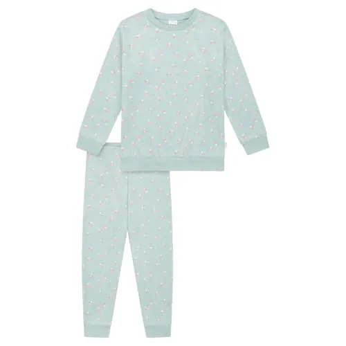 Schiesser Mädchen Schlafanzug Set - Warmer Frottee Pyjama für kuschelige Nächte - Schlafanzüge für Mädchen, aus hochwertigem Frottee und Fleece, ideal für kalte Nächte. Erhältlich in Größen 92 bis 140.