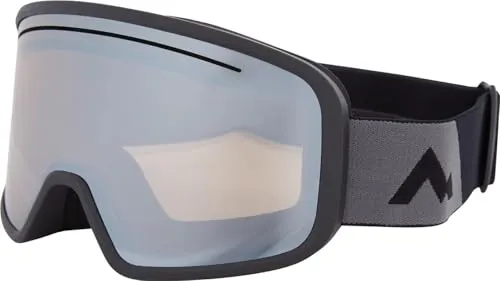 McKINLEY Herren Brille Ux.-Ski-Brille Base Plus MiroSpec2 - Skibrille mit verspiegelter Doppelscheibe und ANTIFOG-Technologie für beste Sicht bei jedem Wetter. Ideal für Brillenträger und bietet optimalen Helmfit.