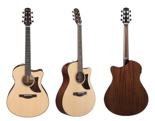 Ibanez Advanced AAM700CE-NT - Platinum Collection - vollmassiv Fichte / Mahagoni