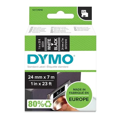 Dymo 53721 D1 24mm Schriftband von DYMO