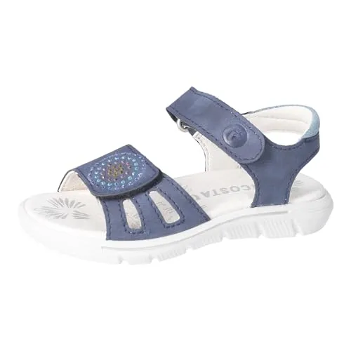 RICOSTA Mädchen Sandalen Sarah - Bequeme Freizeitschuhe für den Sommer - Wanderschuhe für Kinder, mit Klettverschluss und hoher Bequemlichkeit. Ideal für aktive Sommertage, Made in Europe und nachhaltig gefertigt.