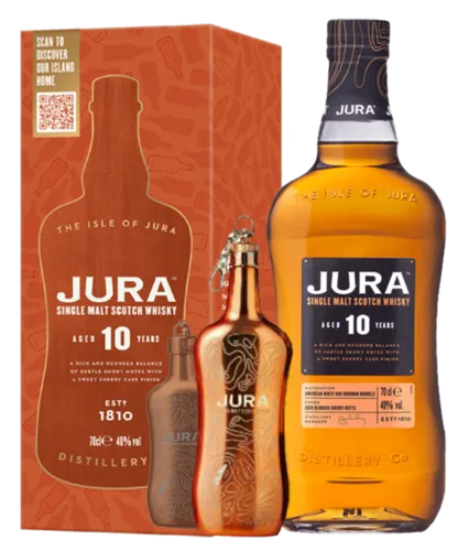 Jura Single Malt 10 Hip Flask Design 2022 von JURA