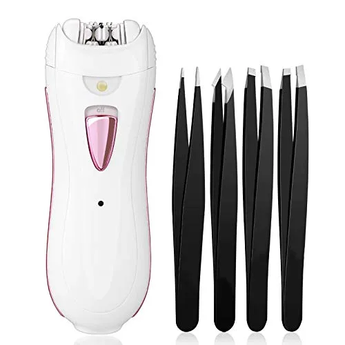 Epilierer Damen Gesicht – Mini Eppiliergerät mit Licht, Kabellos und Wiederaufladbar