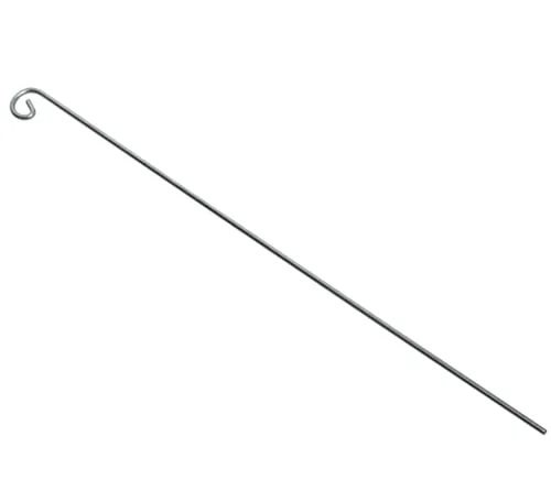 Esschert Design Haken für Schiefer Pflanzschild L aus Eisen, 0,6 x 3,6 x 56 cm, Stab für Pflanzenschild