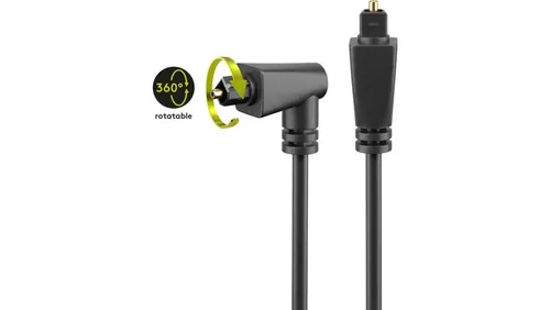 Kątowy kabel Toslink i obrotowe - Długość kabla 1 m von Wentronic