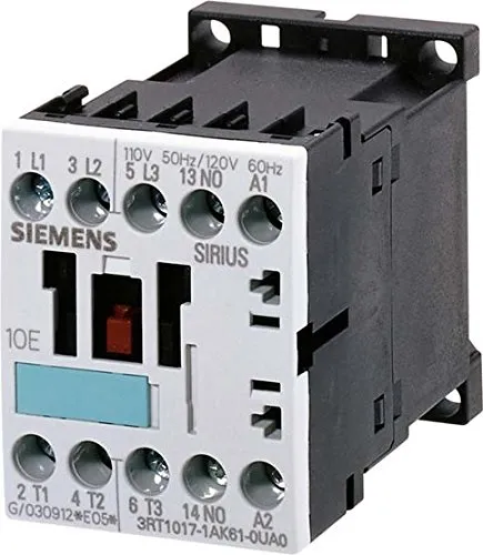 Produktbild Siemens 3RT10 Schütz -10e S00 9 A 4 KW 400 VAC