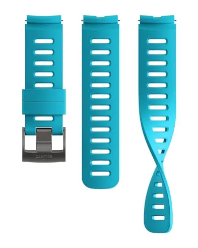 SUUNTO 22 DIV1 SILICONE STRAP AQUA BLUE S+M in blau von Suunto