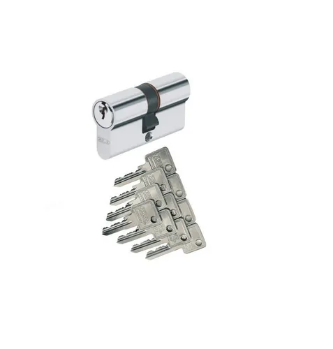 ABUS C73 C73N Doppelzylinder - Schließtechnik - Hochwertiger Doppelzylinder mit 10 Schlüsseln, ideal für Sicherheitstüren dank Not- und Gefahrenfunktion.