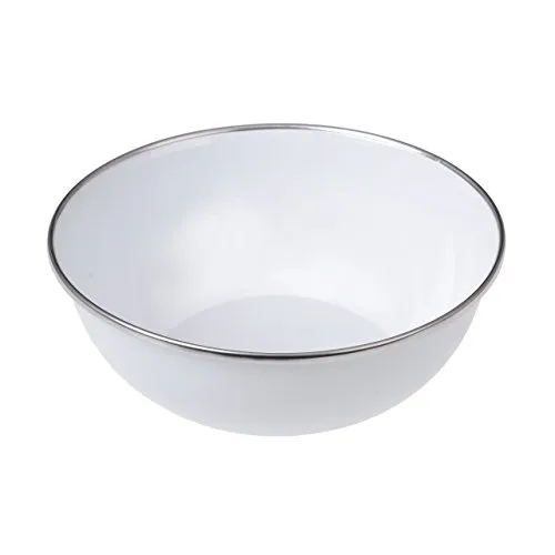 GRÄWE Camping/Müsli Schale - 500 ml (Ø 15 cm), Emaille, Weiß