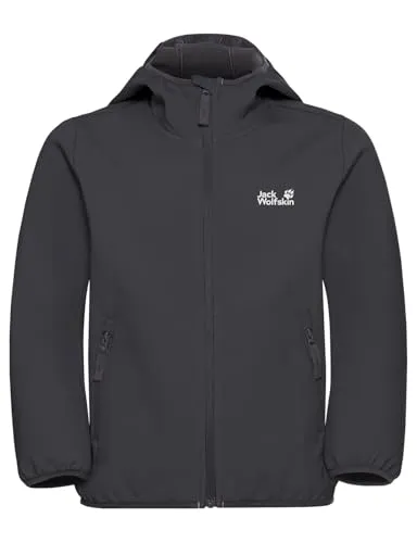 Jack Wolfskin FOURWINDS JACKET KIDS in schwarz von Jack Wolfskin